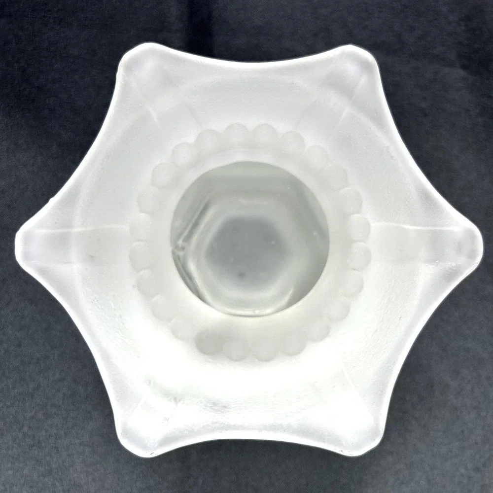 Vintage 1970s HOMCO Frosted White Fairy Lamp Light Satin Glass Asian Pagoda VHTF